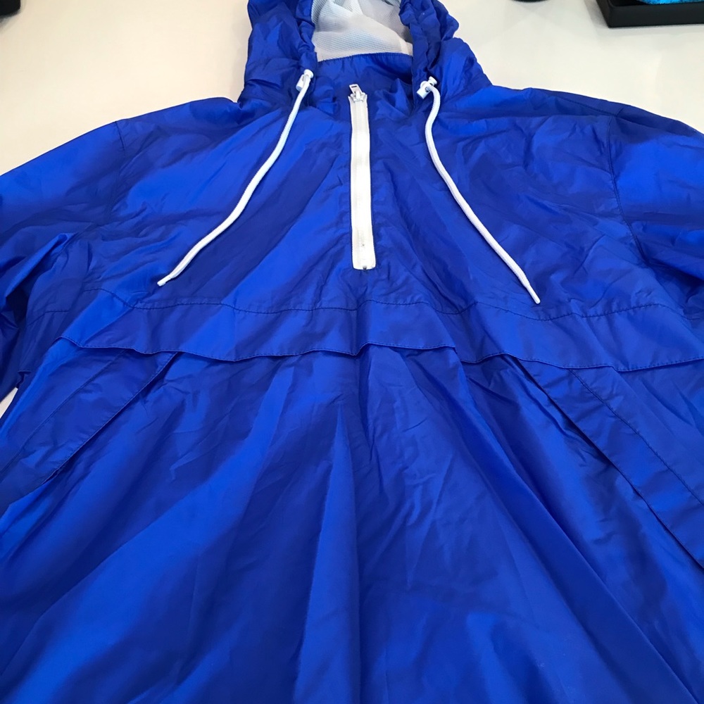 Blue Forever 21 Windbreaker half zip